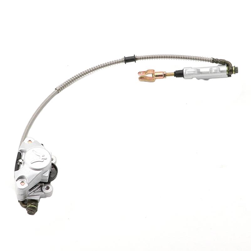 Rear Disc Brake Caliper System Pad Rear Hydraulic Brake Caliper Pump for 150cc 200cc 250cc ATV Quad