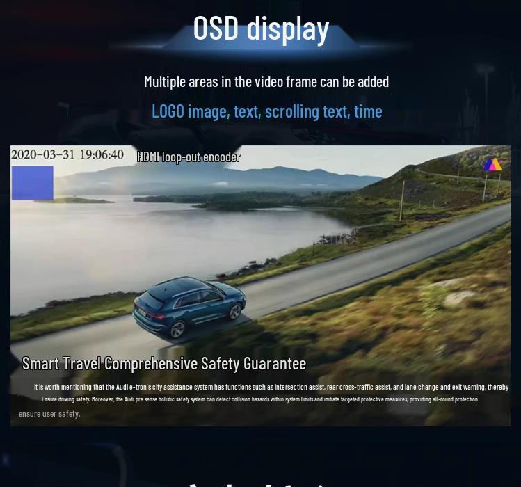 HD Video Enkodér a Záznamník: SRT/RTMP Streaming s H.265 pro LAN Živé vysílání