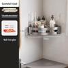 Miling Space Aluminum Triangular Corner Bathroom Shelf
