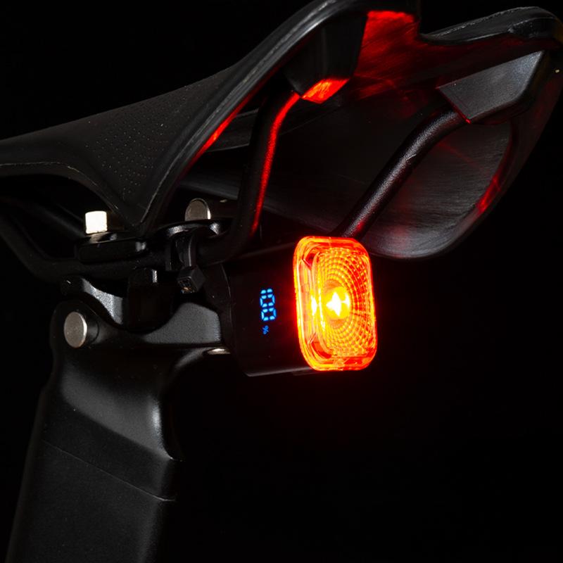 

USB Перезаряжаемый Велосипедный Задний Фонарь С Датчиком Торможения Цифровой Индикатор Мощности Задний Фонарь с Длительным Временем Работы Велосипедные Аксессуары