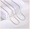 1mm Thin Chain Necklace, Women Choker Necklace, Stainless Steel Jewelry Non Tarnish