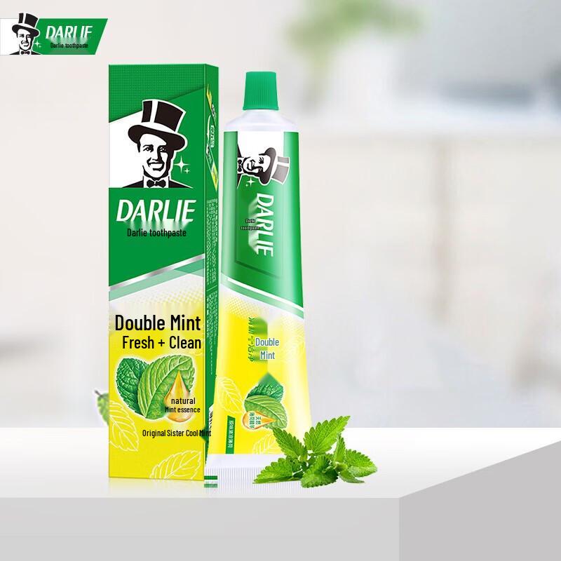 Darlie Double Mint Travel Toothpaste & Toothbrush Set (2-Pack)