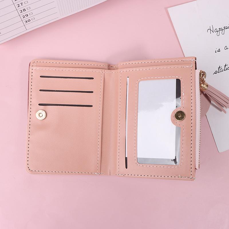 1Pc Geometric Women Cute Wallets Pocket Purse Card Holder Patchwork Wallet Lady Female  Short Coin Purse Money Bag