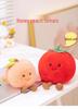 Peach & Tomato Jelly Plush Doll - Cute Fruit Toy Gift for Kids