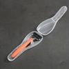 Plastic Travel Shaver Case for Outdoor Camping, Business Trip and Portable Razor Holder Container Storage Shaving Box (Razor Not Included)