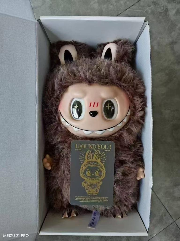 High quality 38CM Big Doll  LABUBU ZIMOMO Great leader, LABUBU ARCHANGEL Vinyl Plush Doll