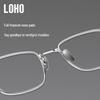 LOHO Ultra-light Titanium Anti-Blue Light Square Frame Glasses