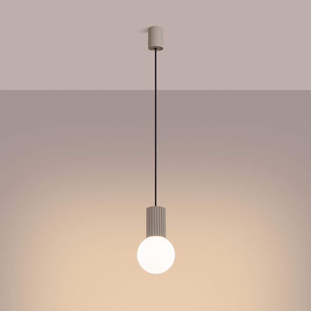 Lampa Wisząca Halo 1 G9 Taupe Alu Sollux Sl.1744