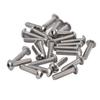 100Pcs Button Head Socket Caps Screws M4 Galvanized Steel for Accuracy Machinery