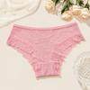 Transparent Lace Trim Briefs Seamless Perspective Underwear Lingerie Sheer Mesh Underwear  Gifts