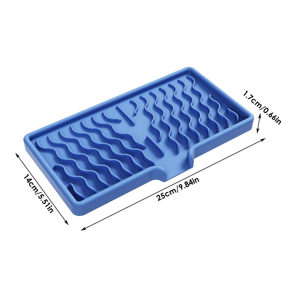 Bathroom Soap Holder Silicone Bar Soap Holder For Shower Self-Draining Non-slip Space-Saving Bathroom Organizer For Countertops