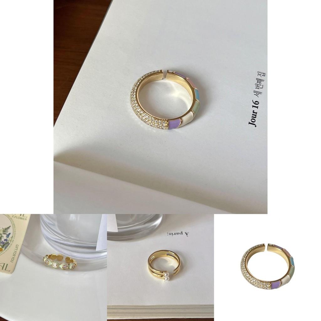 Luxe Non-fading Adjustable Copper Ring For Women With Modern Geometric Style For Chic Outfits