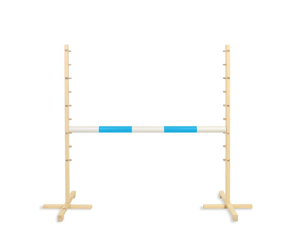 Ostacolo per Salto Hobby Horse 120cm, Barra Azzurro Chiaro
