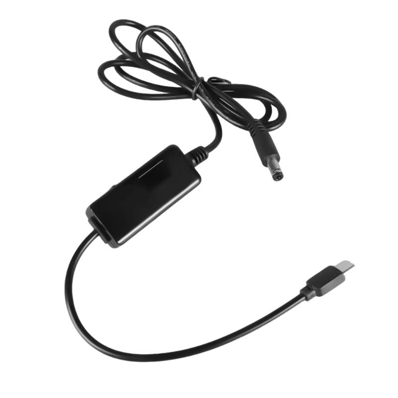 Type C To DC5521 Power Cable Wire Line Supports Adjustable Voltages 5V 9V 12V 15V 20V with PD Fast Charging Function