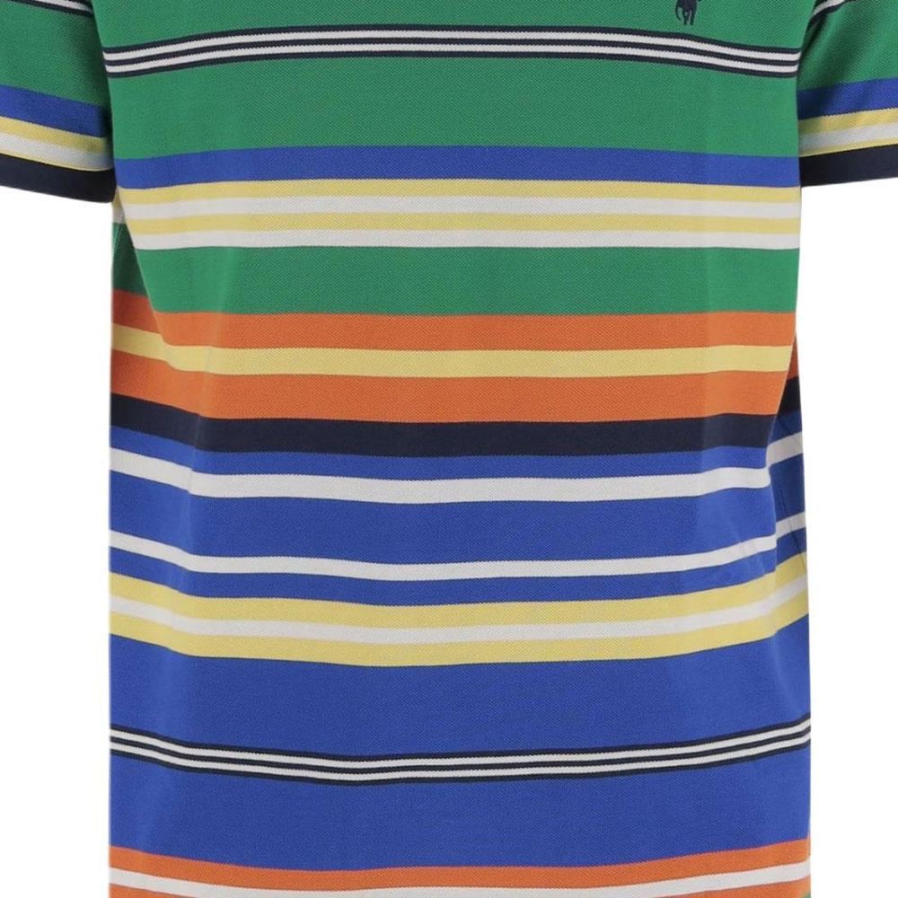Polo Ralph Lauren Striped Logo Short Sleeve Polo Shirt Men tops Multicolor 710963480-002