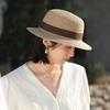 Women's Summer Straw Top Hat, Sun Hat, Holiday Leisure Versatile Short Brim Flat Top Straw Hat Manufacturer