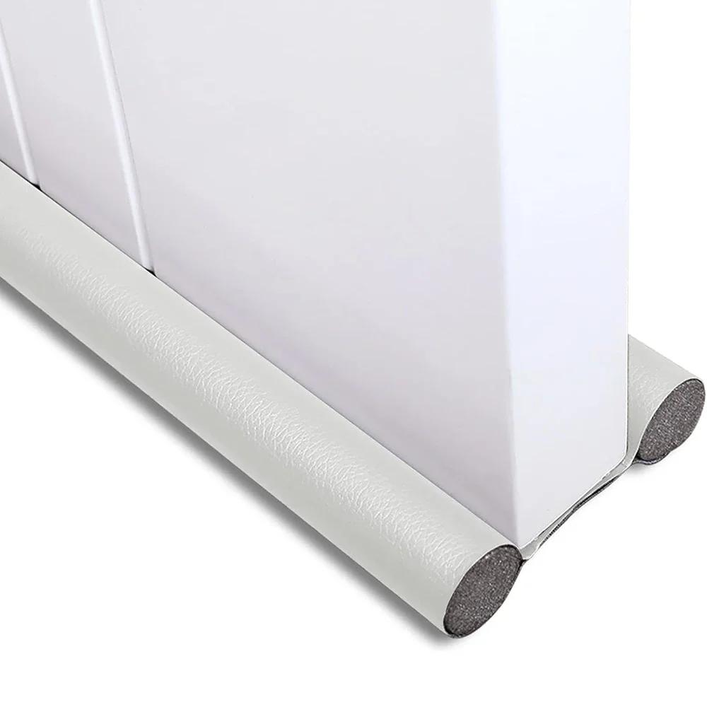 Tätningslist för dörrbotten mot dragljud Ljudisolerande Flexibel Gummi Vädertätning Ljudtät Dammtät Vattentät Tätningslist