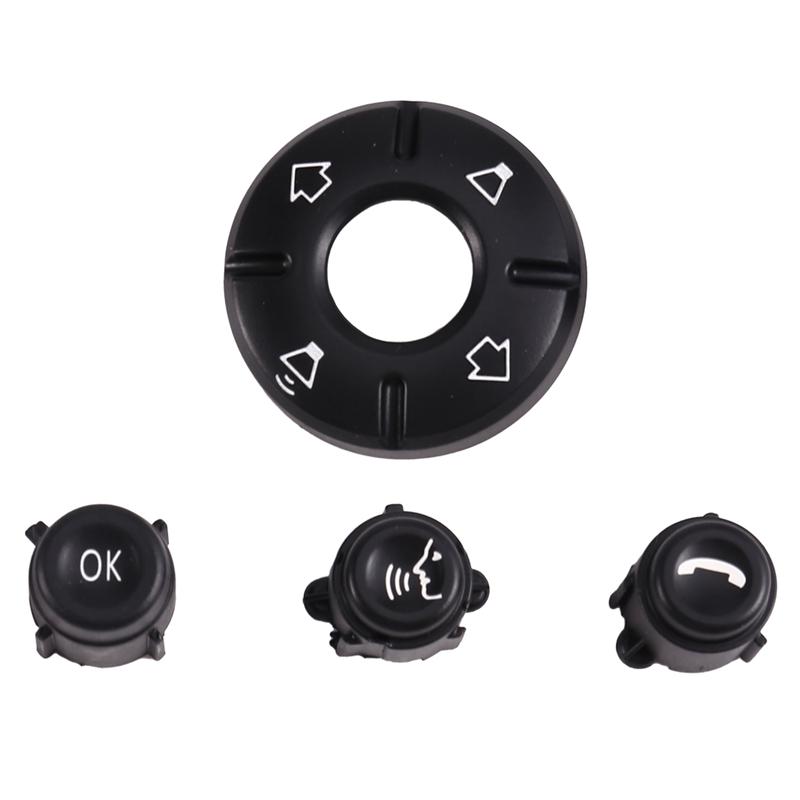 A58X-For MINI Cooper F60 F57 F56 F55 Steering Wheel Control Button Multifunction Lid 61319360507 61319360508 Car Accessories