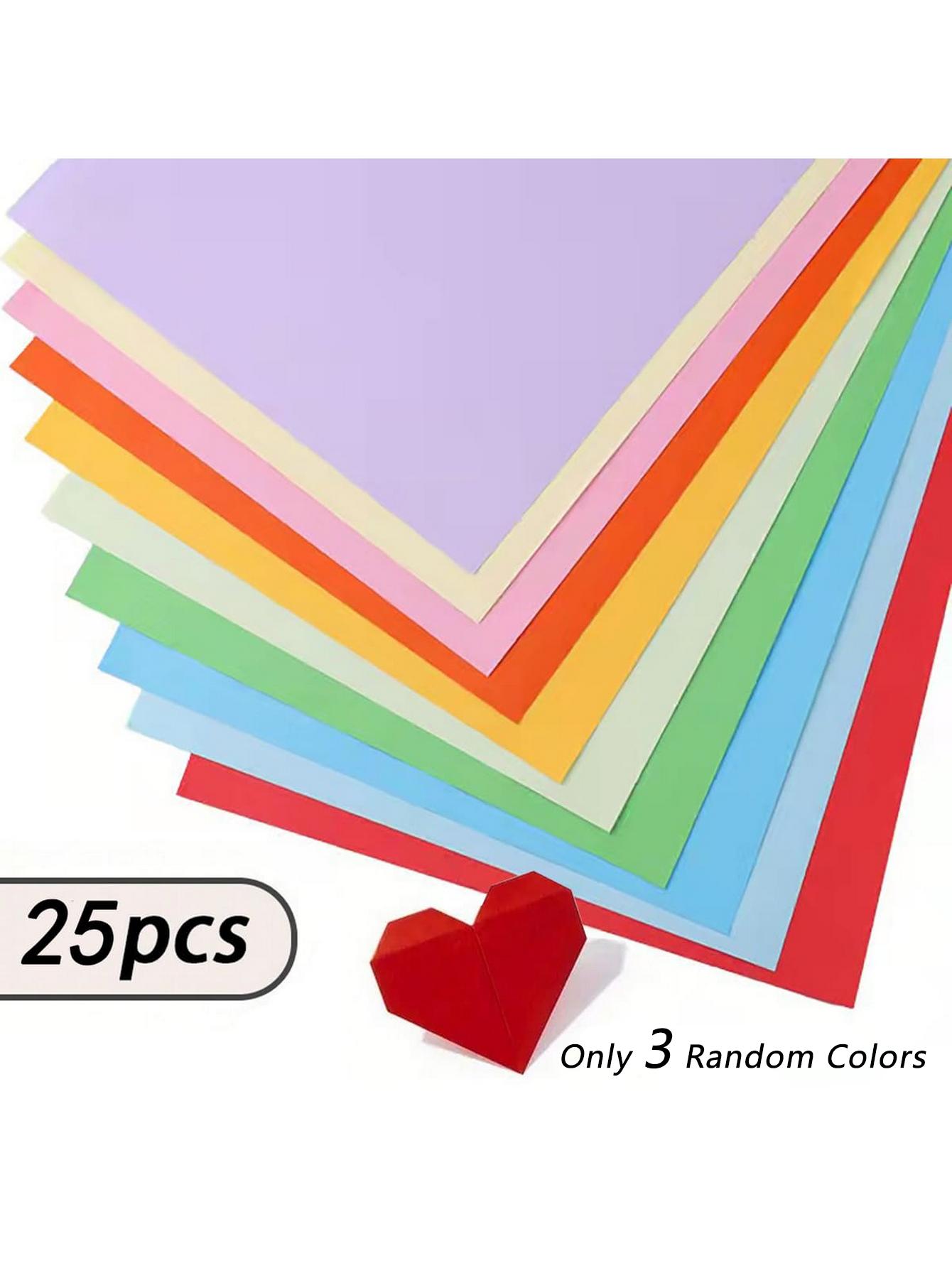 A4 Printer Paper Copy Paper 10 Colors Random Colored Paper Stationery Paper Multipurpose Colored Printing Paper Origami Paper