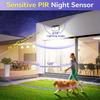 1/2PCS Motion Sensing Smart Light, 132 LEDs, 3 Modes Solar Security Light, IP65, Solar Fence Light for Outdoor, Yard