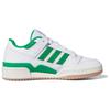 Adidas Originals FORUM Abrasion Resistant Low Top Kids' Skateboarding Shoes White Green Sneakers IH0223