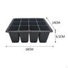 12 Compartment Planting Trays for Gardening Enthusiasts