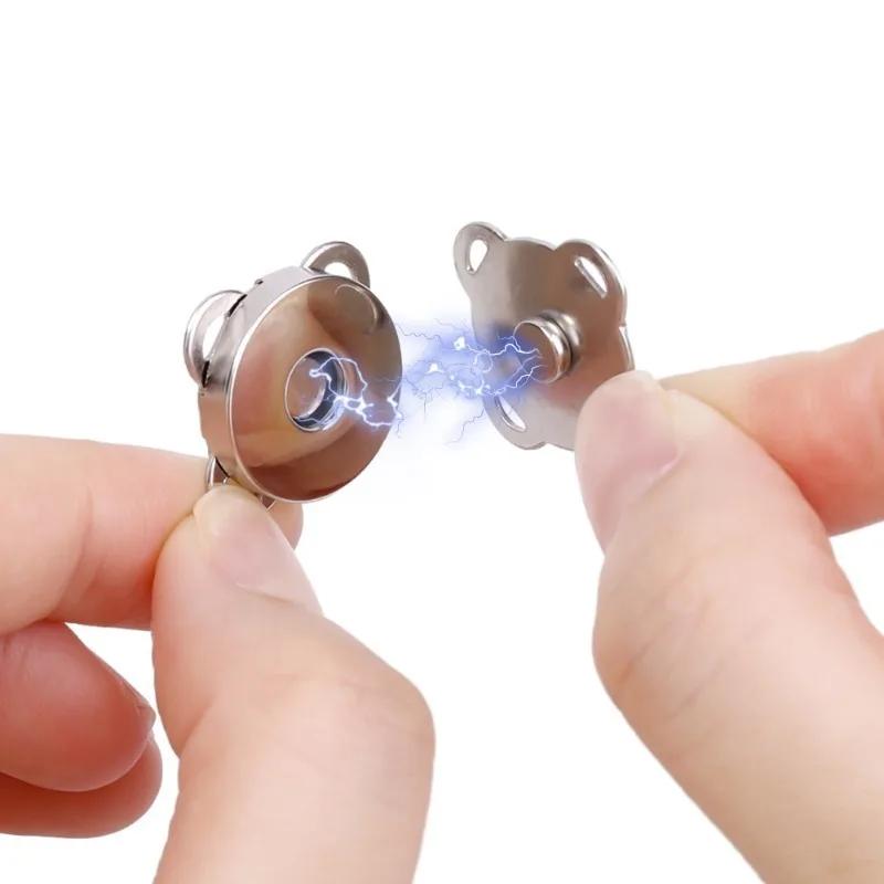 18mm Magnetic Buttons DIY Sewing Magnet Snaps Purse Clasp Closures Metal Wallet Button Bag Accessories Clothes Craft Buckles