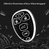 For Chevrolet Key Fob Cover, Soft TPU Protection Car Key Case Compatible with Chevy Suburban Tahoe Traverse Buick Enclave Cadillac Escalade GMC