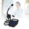 Call Center Telephone Dialpad Corded Telephone with Noise Cancelling Monaural Headset Clear Voice