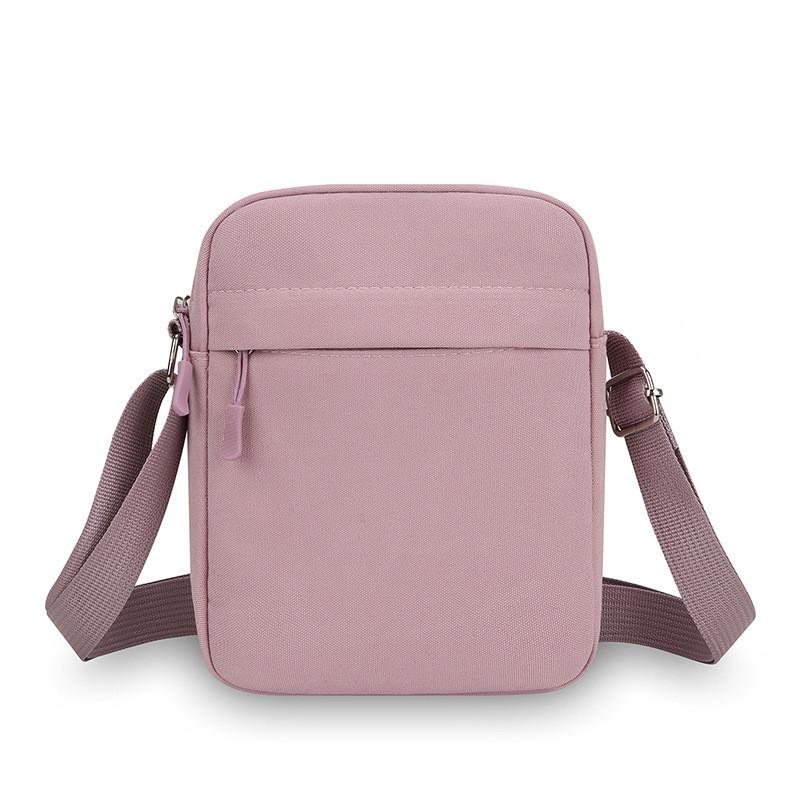Mini Borsa a Tracolla in Tessuto Oxford con Tasche Multiple per Uso Quotidiano
