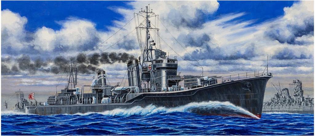 Scale Japanese Navy Destroyer Kasumi Plastic Model Kit SPW88 Pit-Road 1/700 Asashio-Class (Operation Ten-Ichi-Go) (Ship)