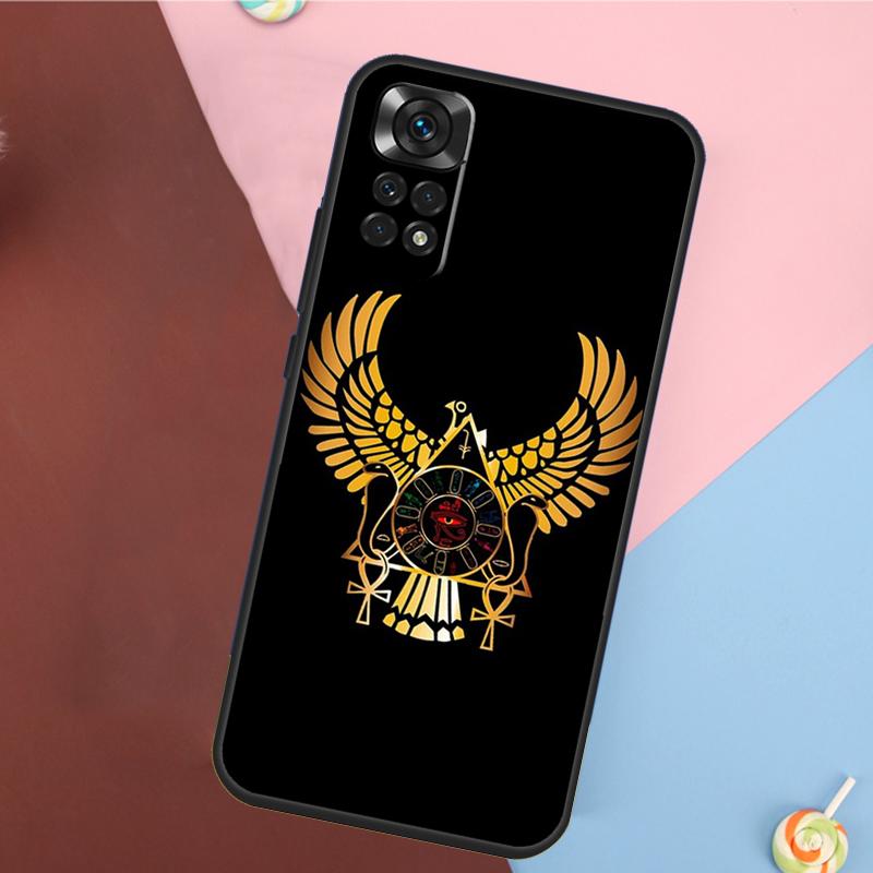 Egypt Nefertiti Anubis Ankh Cover For Xiaomi Redmi Note 13 Pro 14 12 11 9 10 9S 10S 11S 12S Redmi 10C 12C 13C 14C Case