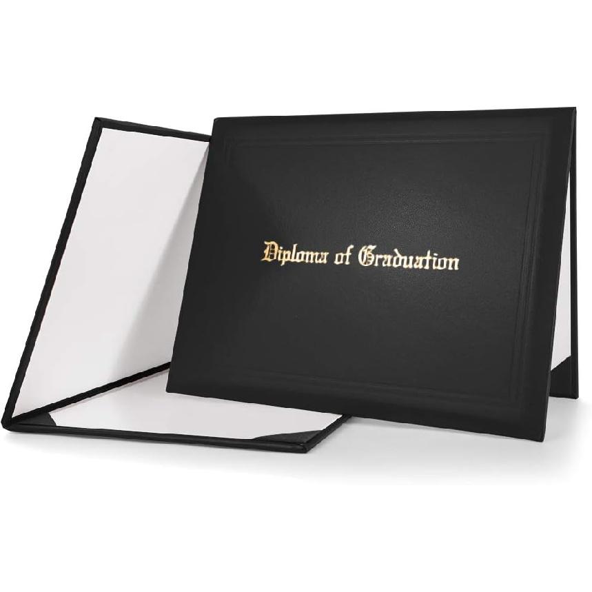 GraduationMall Handcrafted Imprinted Diploma Cover 6" X 8" (Royal)