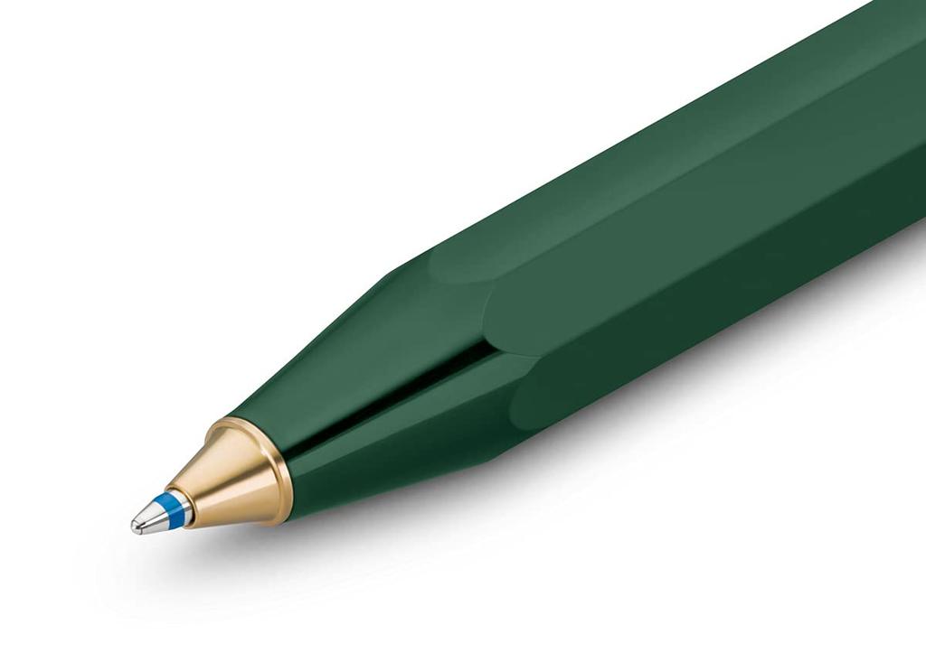 Kaweco Classic Sport Green Ballpoint Officially Imported Pen, Oil-Based, CSBP-GN,