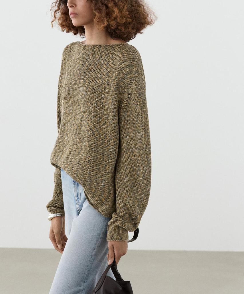 Masimodutti Cotton Boat Neck Sweater