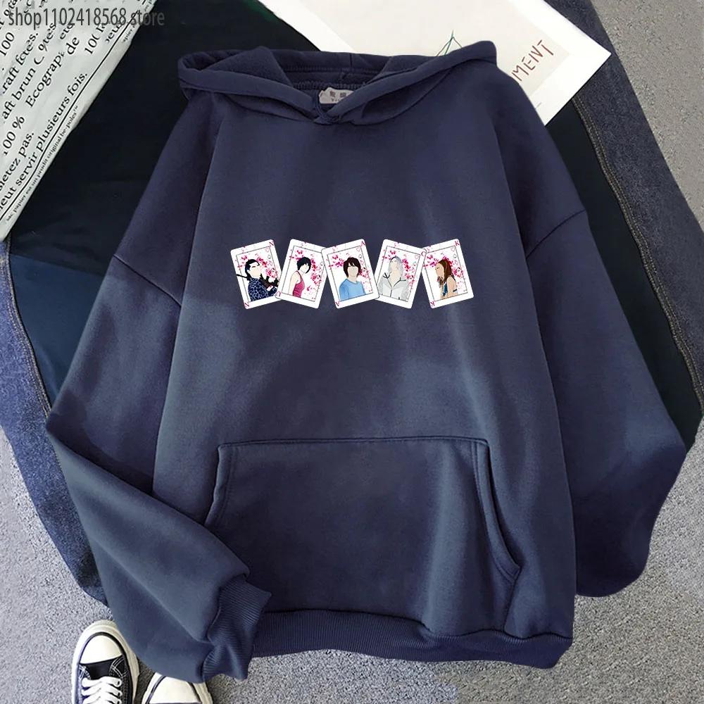 Alice In Borderland Hoodies Men Characters Cards Sweatshirt Streetwear Women Top Y2k Sudadera Male Clothing