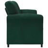2 Seater Sofa in Dark Green 138 x 83 x 95 cm Velvet