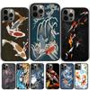 Koi Carp Fish Phone Case Cover For iPhone 17 Air 15 16 14 13 11 12 Pro Max Max Plus Back Coque Shell Fundas