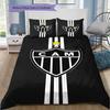 Atlético Mineiro "CAM" Bedding Set, Football Club Logo Duvet Cover with Pillowcases, No Comforter