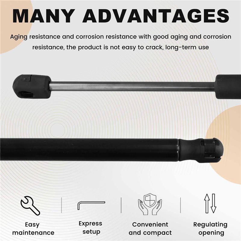 

AB77-Trunk Cover Support Tail Cover Shock Absorber Prop For Bentley Continental Flying Spur 4W0827550B 4W0827550C чёрный