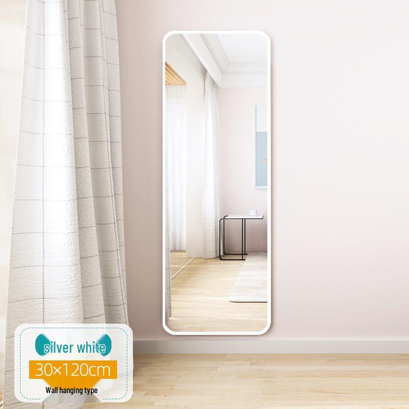 Full-Length Floor-Standing Wall-Mounted Dressing Mirror for Bedroom or Living Room.