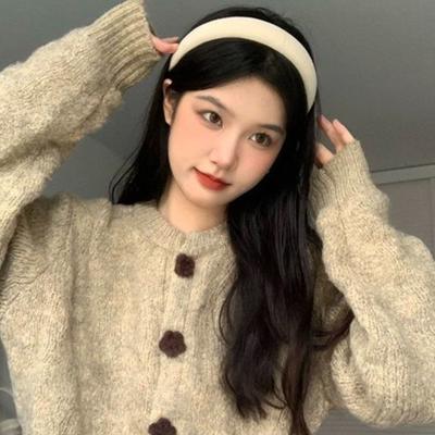 Top Lazy Style Vintage Sweater Women's Autumn Winter Thickened High-end Knitted Cardigan Coat