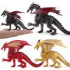 Warcraft Drachenmodell Spielzeug: Feuerstein- und Steindrache, beweglicher Kiefer, Dinosaurier-Ornament
