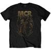 My Chemical Romance T-Shirt MCR Appetite For Danger Rock Band Official New Black
