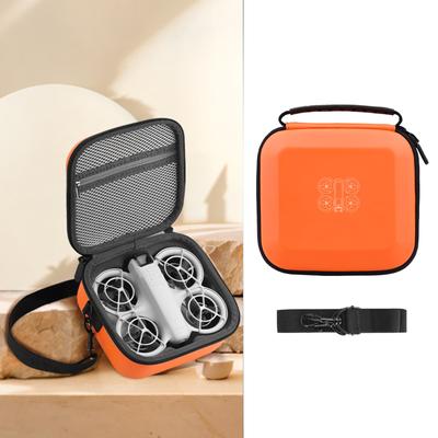 Drone Body Carry Case Storage Bag for DJI Neo Water Resistant PU Organiser Shockproof Shoulder Bag with Portable Handle