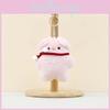 Charming Cartoon Pig Plush Toy With Pink Scarf Perfect For Keychain Or Bag Charm