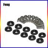 Universal JDM Fender Washers M6 Bolt Set Car Modification Gasket Screw Fender Bumper Engine Aluminum Concave Screws Hex Fastener