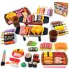 Bambini Simulazione Barbecue Sushi Cibo Finto Giocattolo Simulazione Sashimi Cucina Giapponese Pollo Fritto Set Barbecue Gioco di Cucina Casa dei Gioco Giocattolo