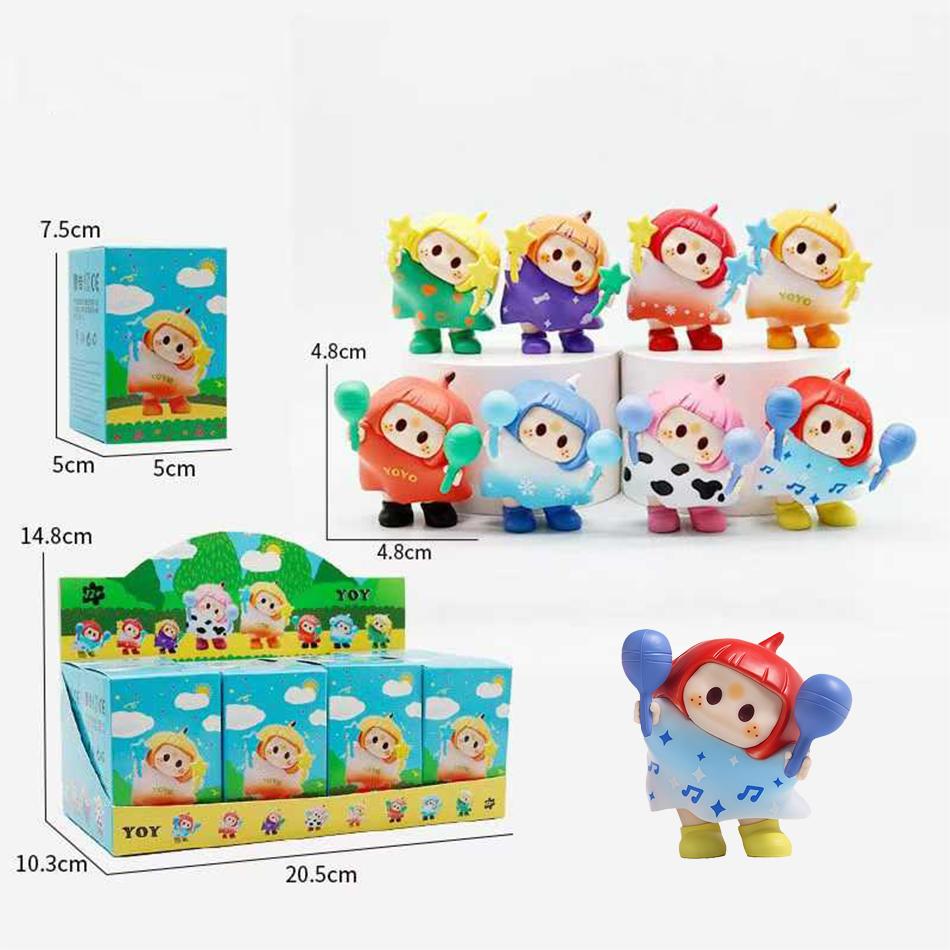 In Stock Stress relief Toy for Work Cute Fun Wobble Series Min Blind Box Cute Beanie Doll Toy Kawaii Good Birthday Toy Gift