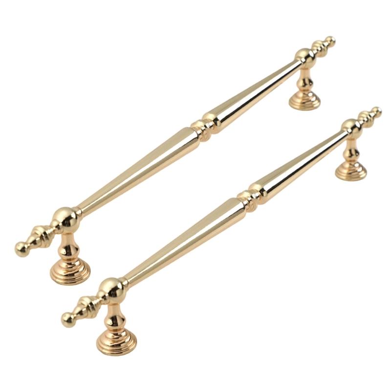 Skříňkové úchytky se zlatou povrchovou úpravou Ergonomický design Hardware odolný proti korozi Jednoduchá instalace Pro kuchyňské skříňky Komody